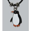 Kette mit Pinguinanhänger, Metall