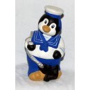 Pinguin aus Keramik, Seemann, Spardose, 16 cm