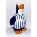 Pinguin aus Keramik, Seemann, 20 cm